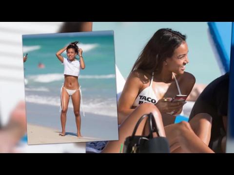 VIDEO : Karrueche Tran Steps Out in Bikini After Break Up
