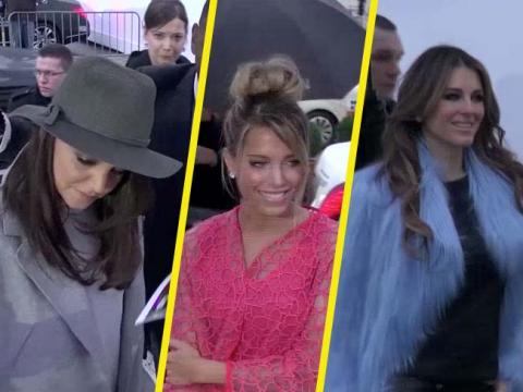 VIDEO : Vido : Fashion Week de Berlin : Katie Holmes, Sylvie Meis et Liz Hurley invites glamours a