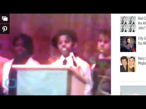 VIDEO : Video of 13-year-old kanye west reciting a poem about martin luther king jr. is inspiring an