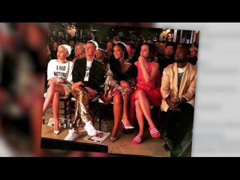 VIDEO : Rihanna, Kanye West, Miley Cyrus And Katy Perry Hit The Front Row