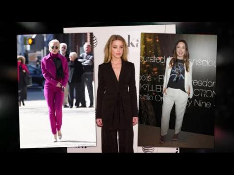 VIDEO : Blake Lively, Olivia Wilde & More Rock Pantsuits For Spring