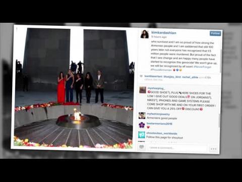 VIDEO : Kim Kardashian Recognizes Armenian Genocide 100 Years Later