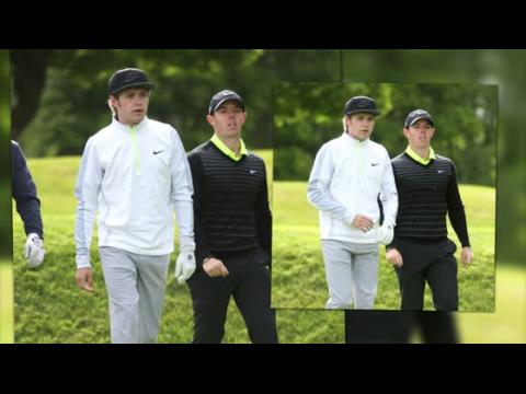 VIDEO : Niall Horan Plays Golf with Rory McIlroy