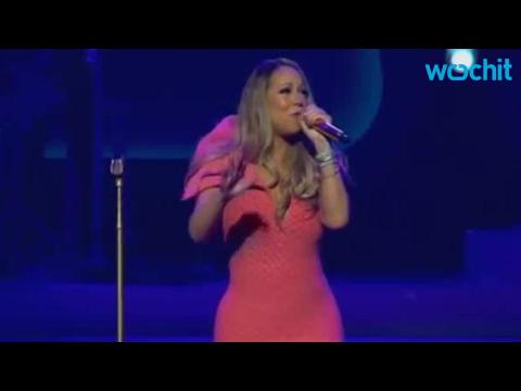 VIDEO : Mariah Carey Flashes Panties During Debut Las Vegas Show