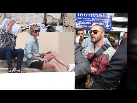 VIDEO : Mad Max: Fury Road's Charlize Theron & Tom Hardy Land in Nice