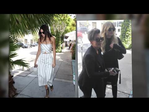 VIDEO : Kendall, Khlo and Kris Jenner Enjoy Family Time In LA