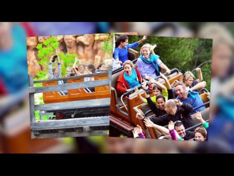 VIDEO : Gwyneth Paltrow & Chris Martin Celebrate Apple's Birthday at Disneyland