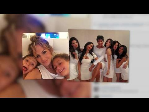 VIDEO : Jennifer Lopez And Kim Kardashian Take To Instagram On Mother's Day