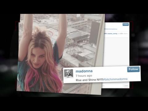 VIDEO : Madonna Follows Her Rebel Heart & Dyes Her Hair Pink