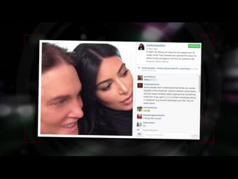 VIDEO : Kim Kardashian réagit à l'annonce de changement de sexe de Bruce Jenner