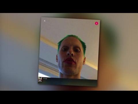 VIDEO : Jared Leto Shows Off His Joker Makeup For Suicide Squad