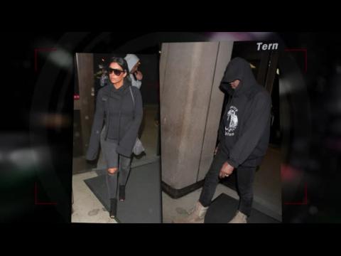 VIDEO : Kim Kardashian And Kanye West Fly Off For Power Woman Luncheon