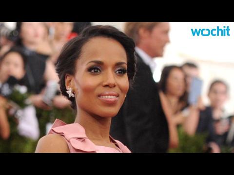 VIDEO : Kerry Washington is Belle of the Met Ball in Pink, Princess-Inspired Prada Gown