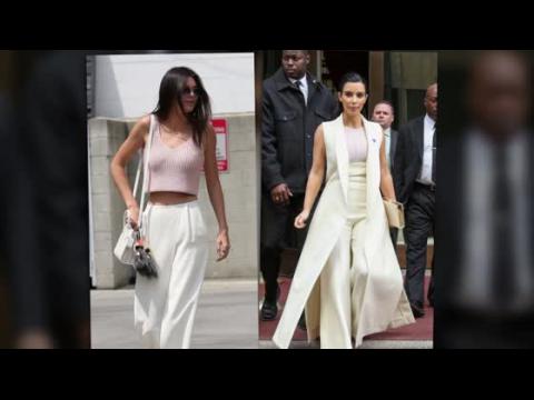 VIDEO : Kendall Jenner Steals Big Sister Kim Kardashian's Style