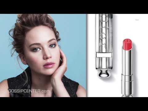 VIDEO : Jennifer Lawrence Helping Dior Relaunch Addict Lipstick Collection