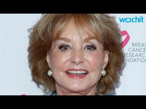 VIDEO : Barbara Walters Tries To Keep Her Nose Out Of