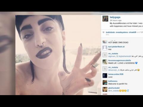 VIDEO : Lady Gaga adopte un nouveau look en Australie