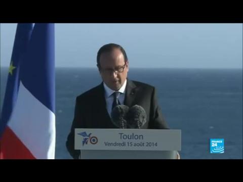 Débarquement de Provence : François Hollande célèbre les "libérateurs" venus d'Afrique