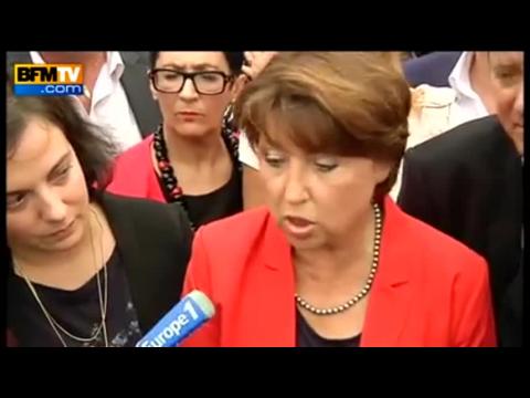 Aubry "extrÃªmement choquÃ©e" par le livre de Trierweiler 