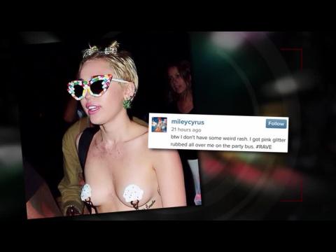 VIDEO : Miley Cyrus Parties Wearing Only Pasties in New York City