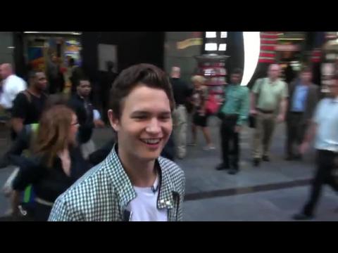 VIDEO : Jennifer Hudson and Ansel Elgort  Hit The Streets With New Projects