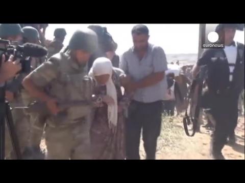 Turquie: afflux massif de rÃ©fugiÃ©s kurdes fuyant les djihadistes