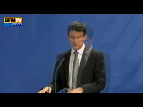Valls Ã  Berlin: "les rÃ©formes nous allons les faire" 