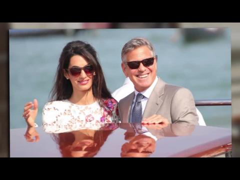 VIDEO : Les invits clbres de George Clooney et Amal Alamuddin