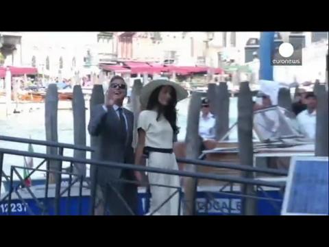 VIDEO : George Clooney et Amal Alamuddin sont officiellement maris !