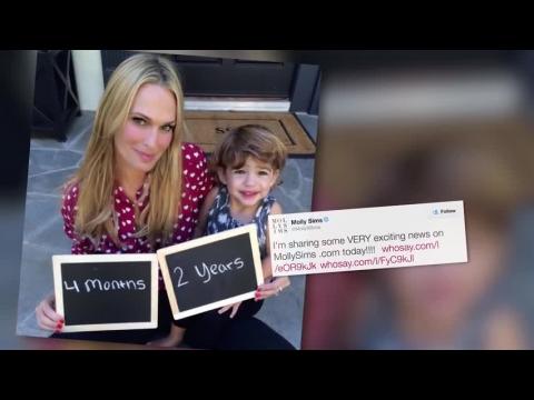 VIDEO : Molly Sims Is Expecting Baby Number Two