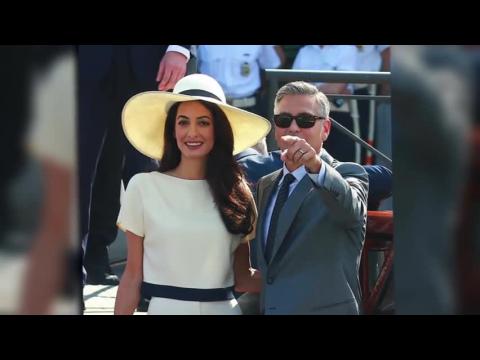 VIDEO : George Clooney et Amal Alamuddin rendent leur mariage lgal