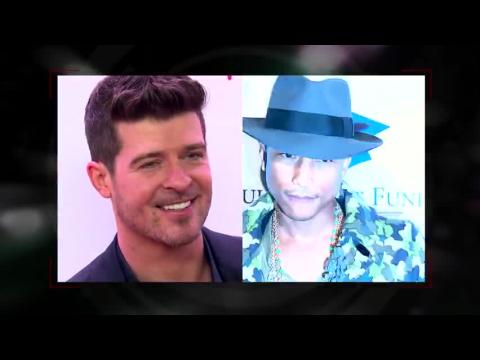 VIDEO : Robin Thicke Claims He Was High & Drunk While Creating Blurred Lines