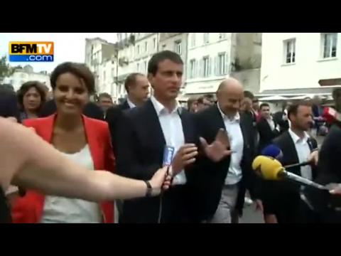 Valls apprÃ©cie les "gaufres" lilloises d'Aubry 