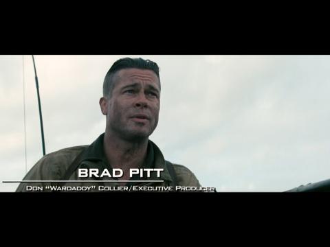 VIDEO : Brad Pitt, Shia LaBeouf, Logan Lerman, Michael Pena Making 'Fury'