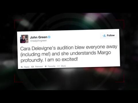 VIDEO : Cara Delevingne Lands Lead Role in John Green's Paper Towns