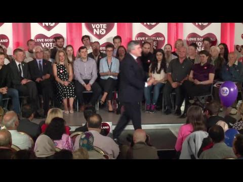 Gordon Brown demande aux Ecossais de dire non Ã  l'indÃ©pendance