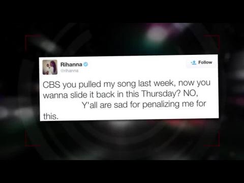 VIDEO : Rihanna destroza a CBS por omitir su segmento en el NFL debido a su pasado con violencia dom