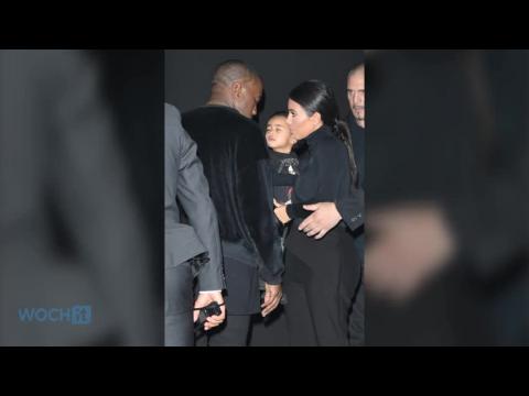 VIDEO : North west sits front row at first fashion show with kim kardashian, kanye west