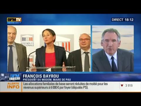 BFM Story: Allocations familiales: la modulation sera effective dès 2015 - 16/10 