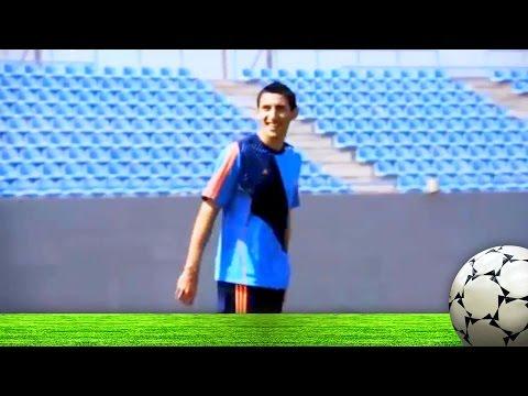 VIDEO : Angel Di Maria, Iker Casillas & Xabi Alonso: Training with canons!