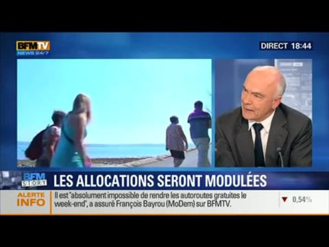 BFM Story: Allocations familiales modulées: est-ce une bonne idée ? – 16/10 