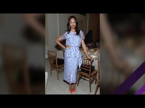VIDEO : Pregnant zoe saldana recalls hating ''girly'' things as a kid, talks about being bullied