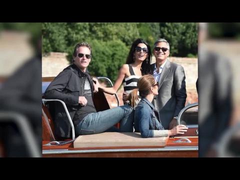 VIDEO : George Clooney y su esposa Amal celebran boda por segunda vez