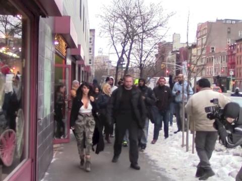VIDEO : Exclu Vidéo : Kim Kardashian : Aperçue dans le quartier de SoHo