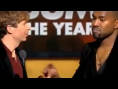 VIDEO : Kanye West clash aprs son coup de colre aux Grammy Awards