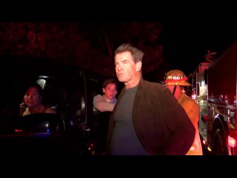 VIDEO : Pierce Brosnan's Malibu Home Suffers Fire Damage
