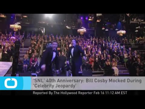 VIDEO : 'snl' 40th anniversary - bill cosby mocked during 'celebrity jeopardy'