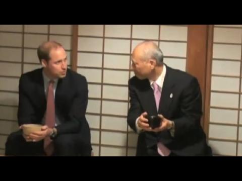 VIDEO : Exclu Vido : Le Prince William au Japon sans Kate Middleton