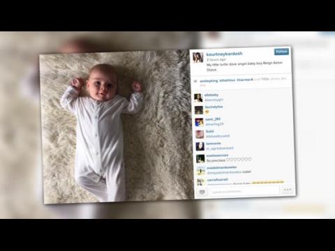 VIDEO : Kourtney Kardashian Introduces Baby Reign Aston Disick
