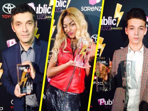 VIDEO : Exclu Vido : Public Buzz Awards : les ractions exclusives des grands gagnants !